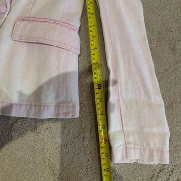 Generation Love Baby Pink Denim Double Breasted Blazer - Picture 6 of 16